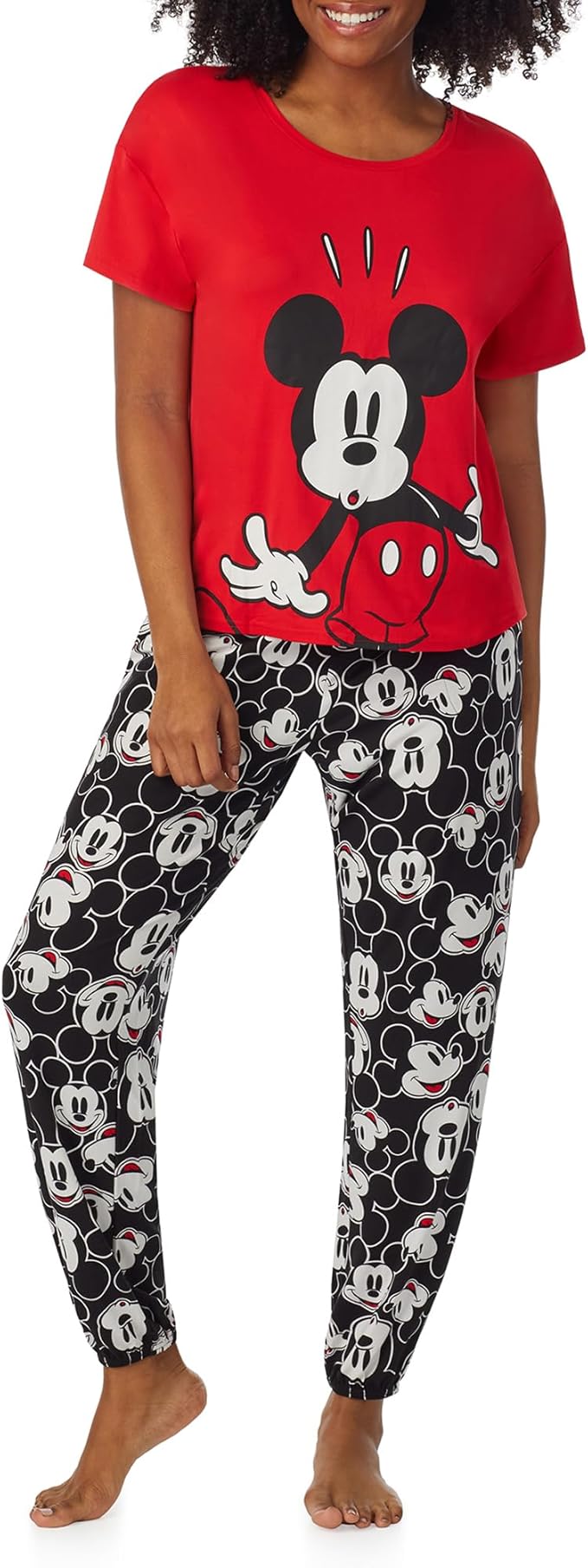 Richard Leeds International Womens Pajama Sets Disney | Hello Kitty |Snoopy Soft Stretch 2 Piece Jogger Lounge Sets for Women