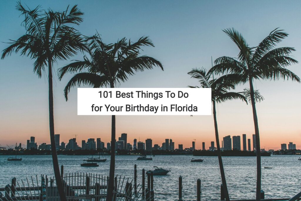 101 Best Things To Do for Your Birthday in Florida – Dale, Let's Travel!